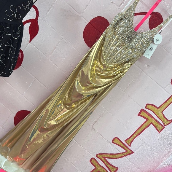 Jovani Gold Prom Dress - Picture 1 of 1
